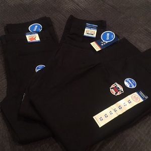 3 Pairs of Boys Black Uniform/Dress Pants, Size 12